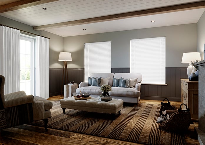 Copenhagen, Classic White Satin - Motorised Venetian Blind - Image 12